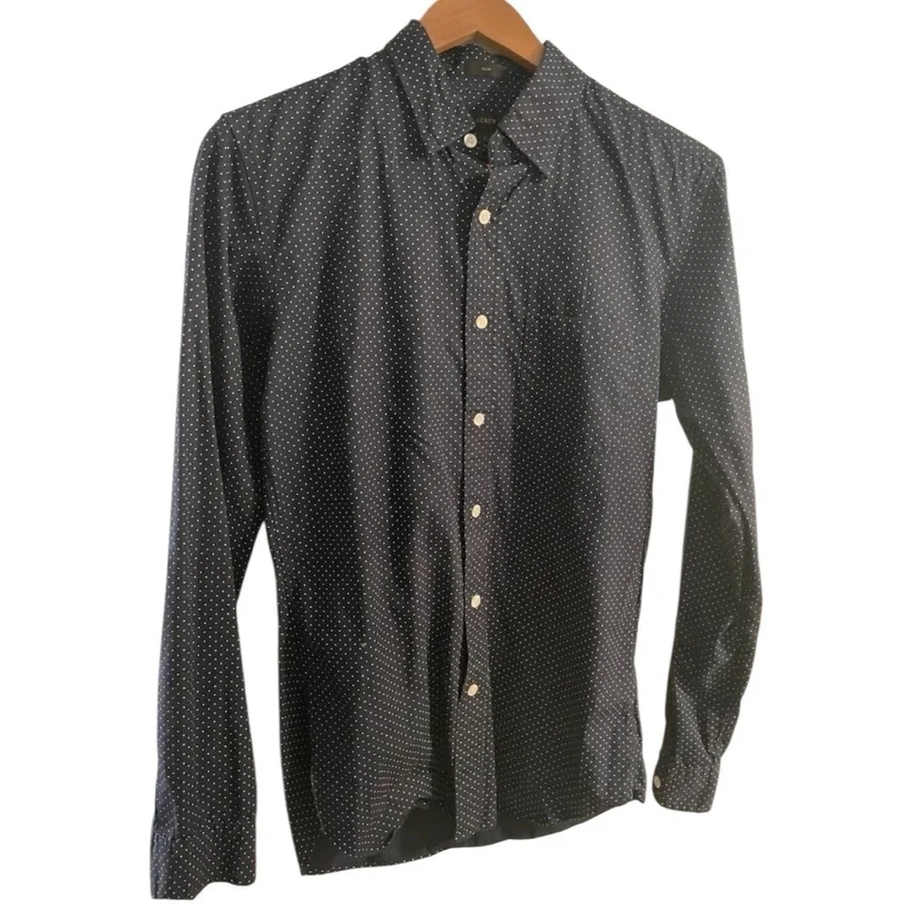 J Crew Long -sleeve seersucker shirt